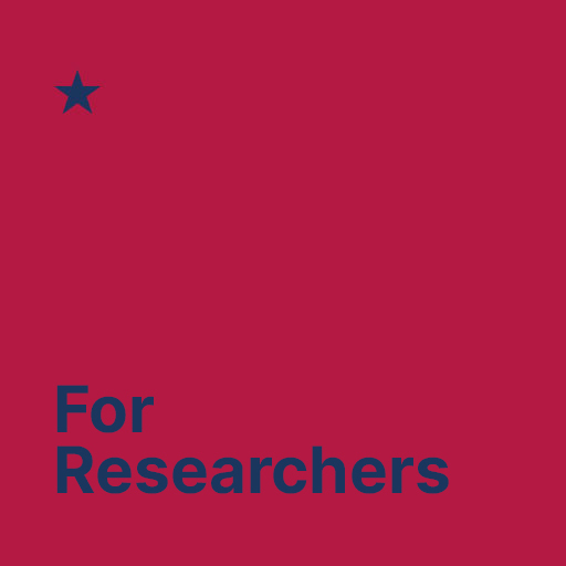 Text: For Researchers
