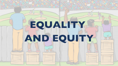 Equality and Equity button