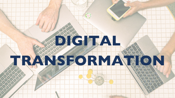 digital transformation button